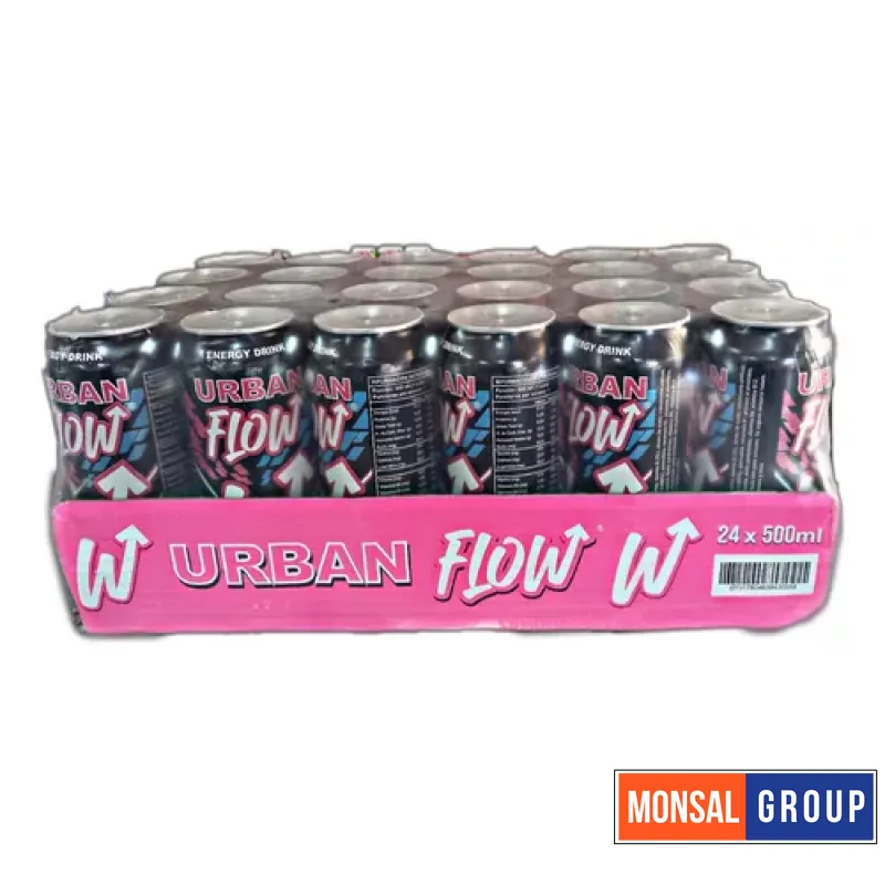 Bebida Energetica Energy Drinks Flow Urban 500 Ml  (24 Unidades)