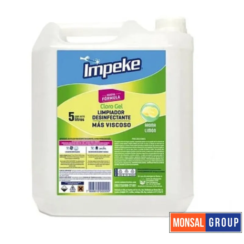 Cloro Gel Limon 5Lt Impeke