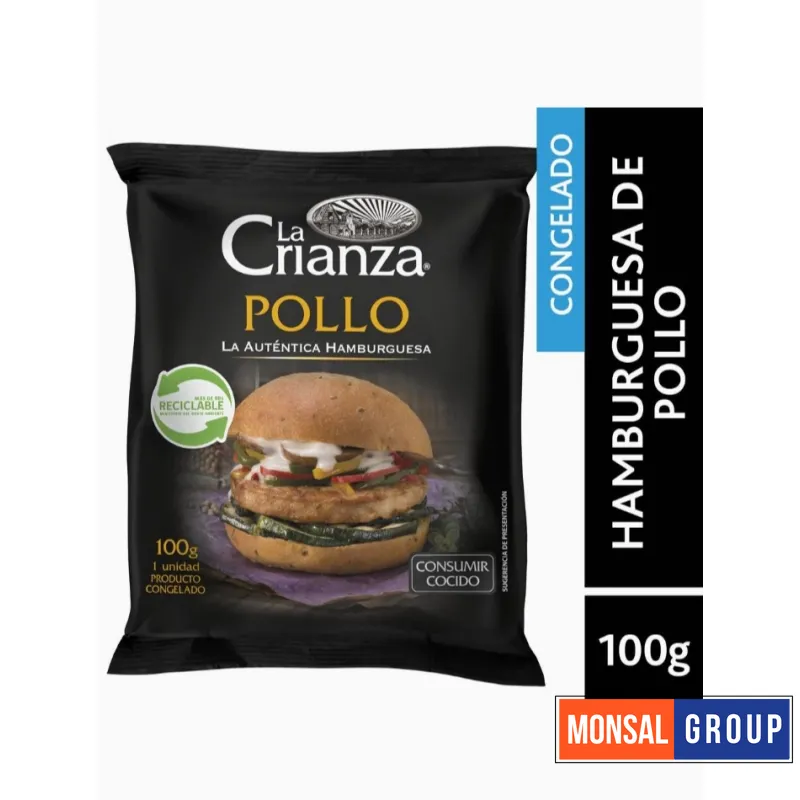 Hamburguesa Pollo La Crianza 100 Gr