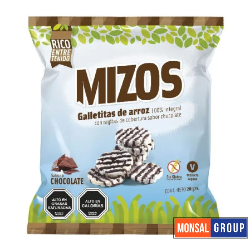 Galleta De Arroz Chocolate Mizos
